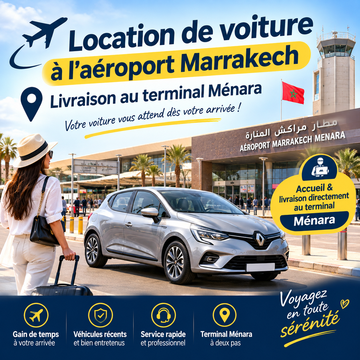 Location voiture aéroport Marrakech Ménara – Mobiway Car